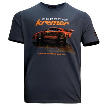 Kremer Racing T-Shirt Jäger Porsche 935 K3 Gris  | Cars and Me