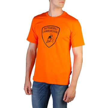 T-Shirt Logo Carbone Orange Automobili Lamborghini