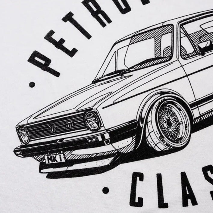 Petrolheart T-Shirt MK1 Blanc | Cars and Me