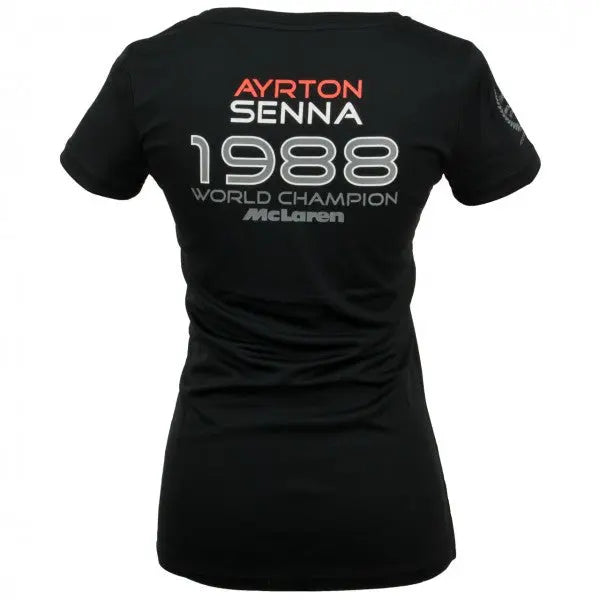 Ayrton Senna T-Shirt McLaren Champion du Monde 1988  | Cars and Me
