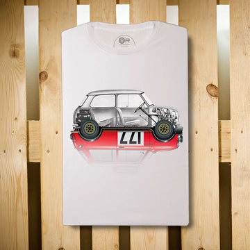Original Race T-Shirt Austin Mini Technique | Cars and Me