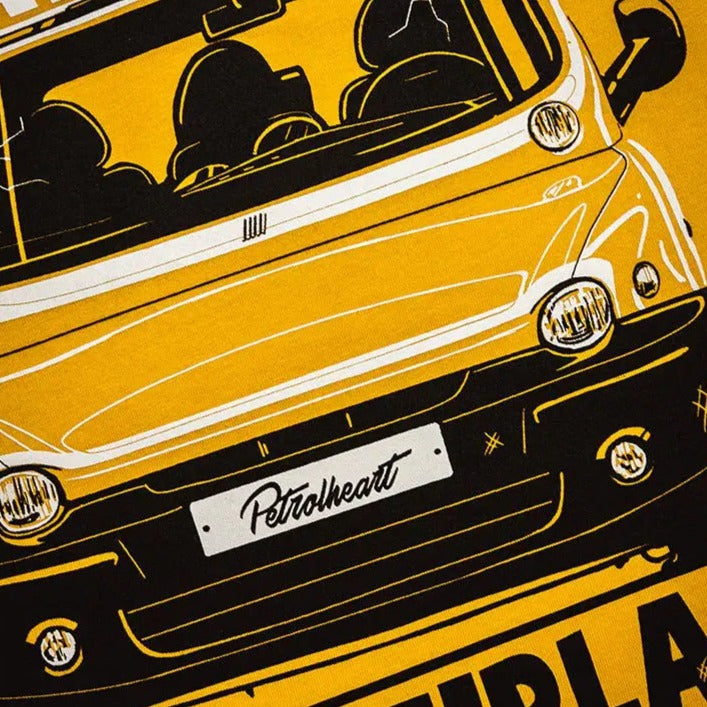 Petrolheart T-Shirt Save The Multipla Fiat Jaune | Cars and Me