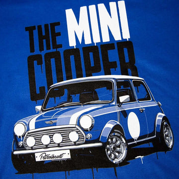 Petrolheart T-Shirt Mini Cooper Bleu | Cars and Me