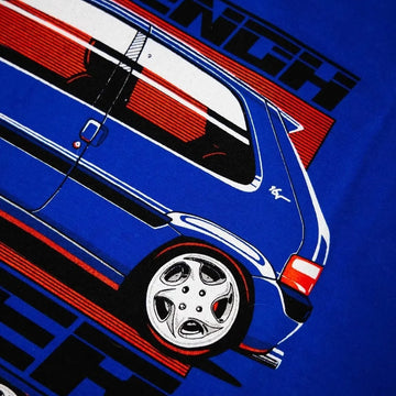 Petrolheart T-Shirt The French Racer Citroën Saxo VTS Bleu | Cars and Me
