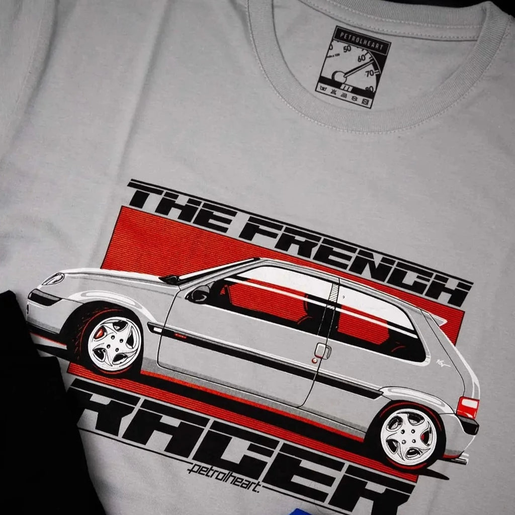 Petrolheart T-Shirt The French Racer Citroën Saxo VTS Noir | Cars and Me