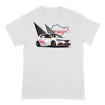 Nineone T-Shirt Trophy-R 300 Blanc | Cars and Me