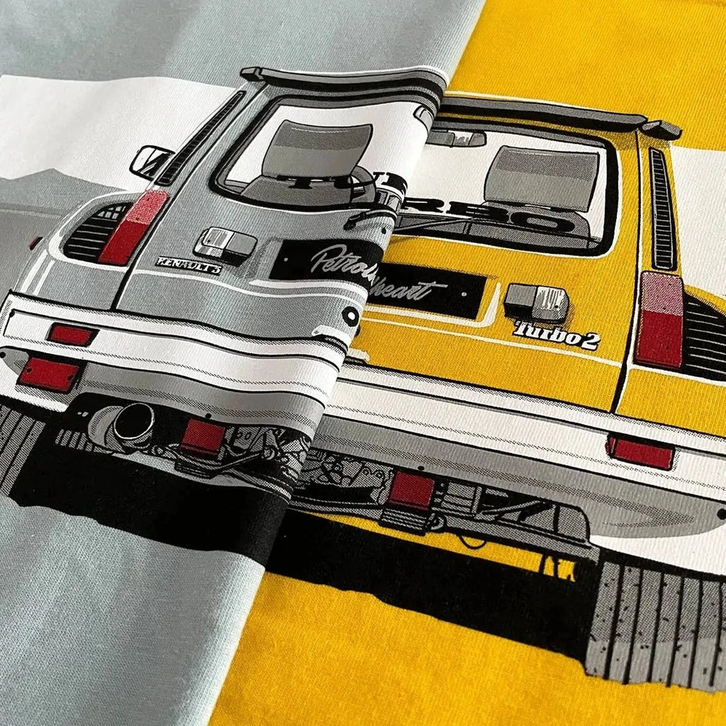 Petrolheart T-Shirt Renault 5 Turbo 2 Jaune | Cars and Me